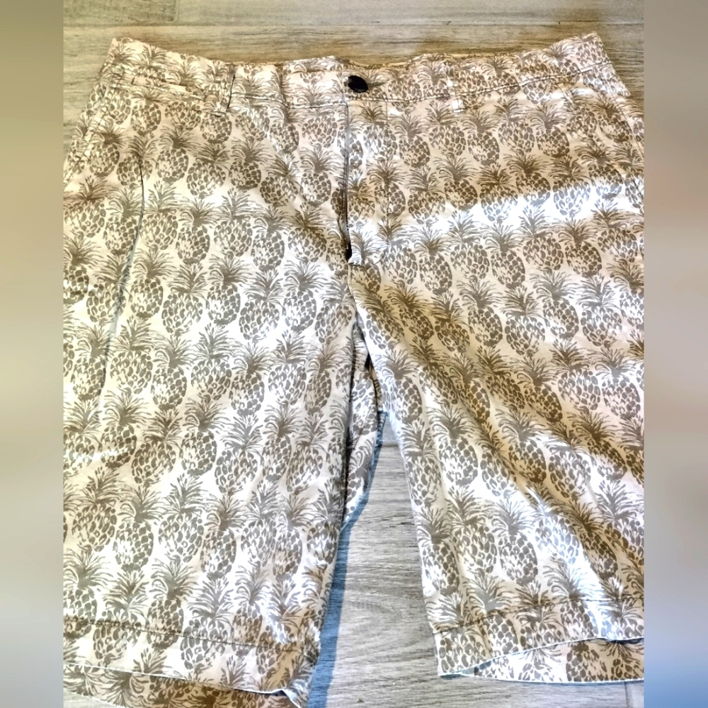 Men's Goodfellow Cotton Shorts Hawaiian Pineapple Design